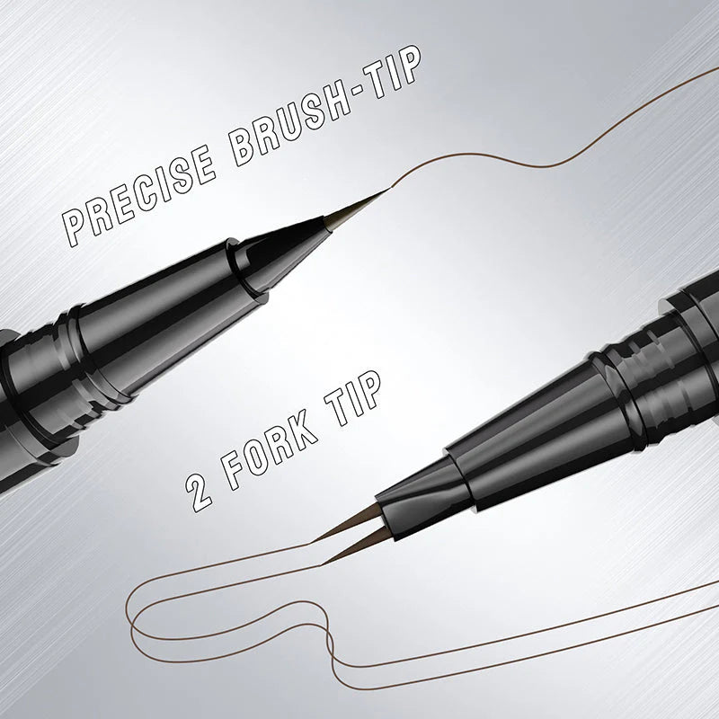 2v1 mikrobladingové pero na obočie s dvoma koncami