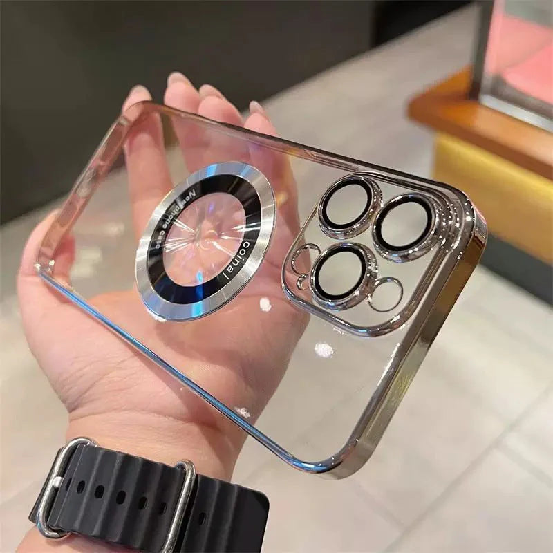📲Transparentné magnetické púzdro pre iPhone
