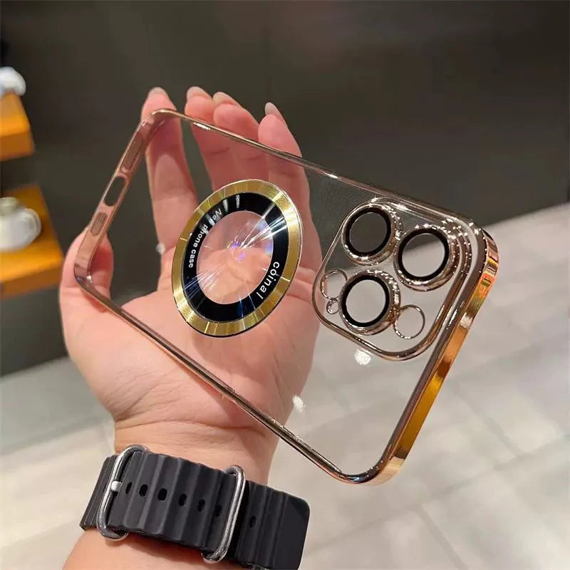 📲Transparentné magnetické púzdro pre iPhone