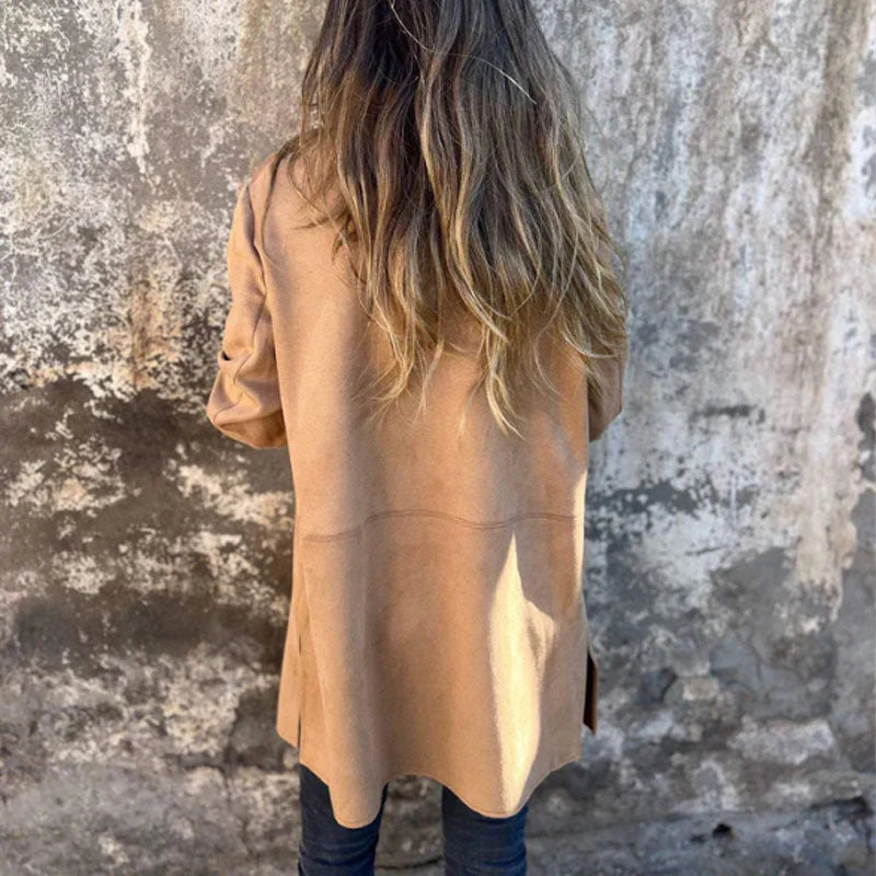 【Prípravy na nadchádzajúcu zimu❄️】🔥Jednofarebné tweedové sako