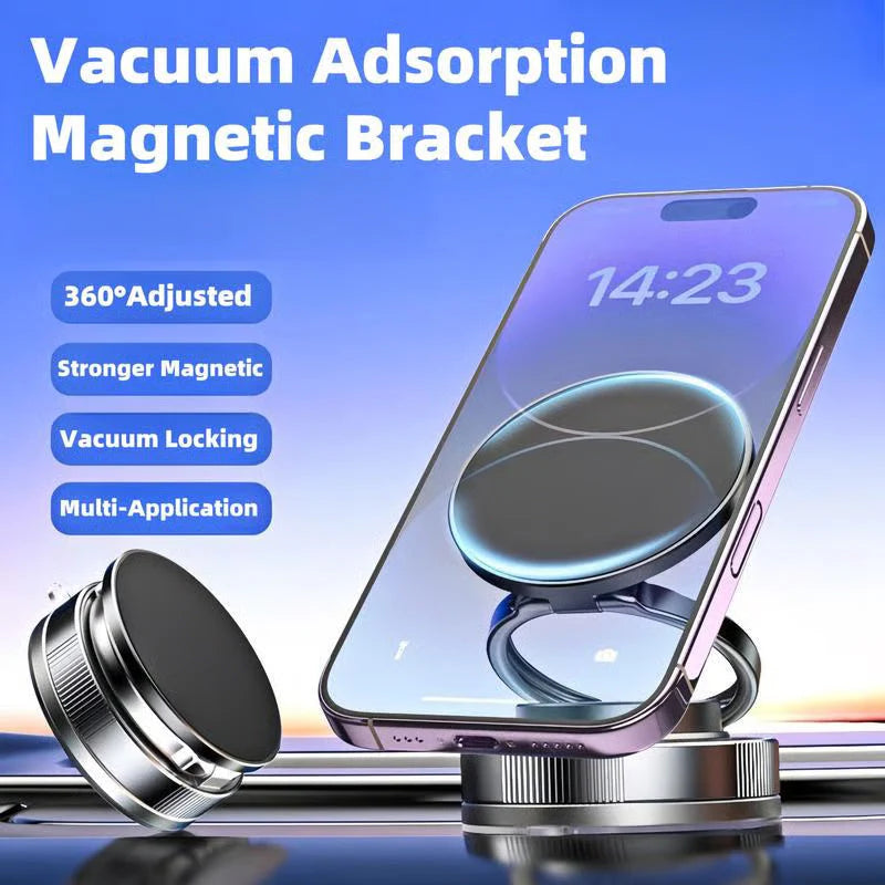 🔥Kúpiť viac Ušetriť viac🔥360° nastaviteľný vákuový magnetický držiak na telefón