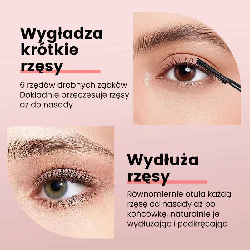 Predlžujúca a natočujúca maskara