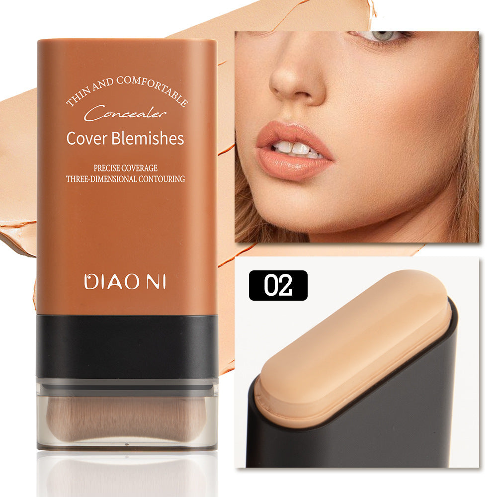 ?Buy 2 Get 1 FREE✨2025 Instant Concealing Foundation Stick with Built-in Brush