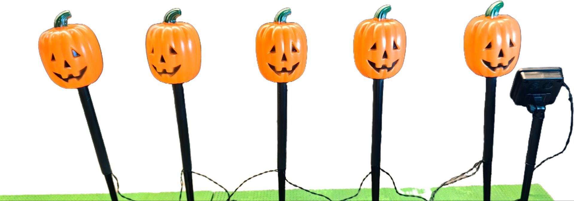 💡Balenie 6 solárnych halloweenskych LED svetiel na zem