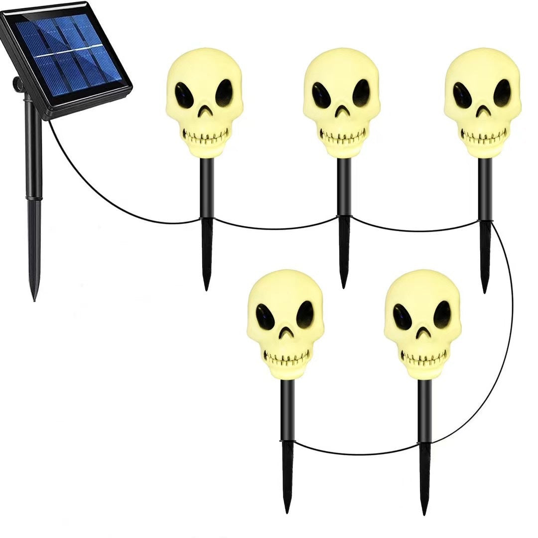 💡Balenie 6 solárnych halloweenskych LED svetiel na zem