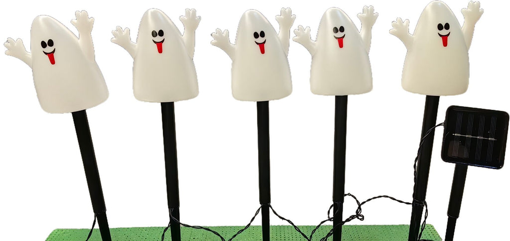 💡Balenie 6 solárnych halloweenskych LED svetiel na zem