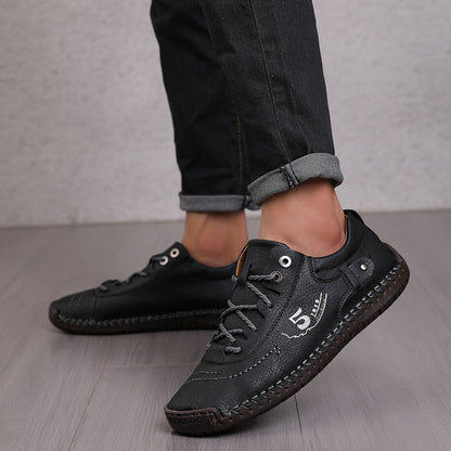 【🎁50% kedvezmény ma - ne hagyd ki】 Ergonomikus kialakítású ortopéd cipő - kiváló minőségű bőr + kézzel varrott 👞