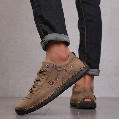 【🎁50% kedvezmény ma - ne hagyd ki】 Ergonomikus kialakítású ortopéd cipő - kiváló minőségű bőr + kézzel varrott 👞