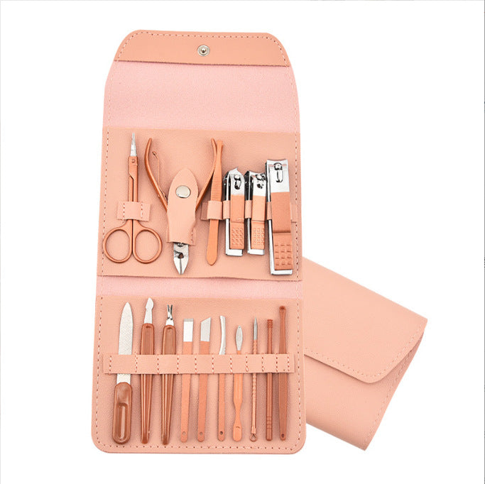 Zestaw do pielęgnacji paznokci 16 sztuk (10 kolorów)