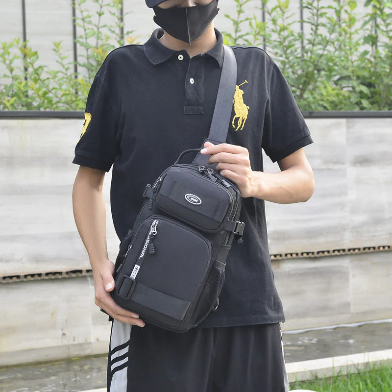 👜Nastaviteľná oxfordská látková ležérna taška na hrudník