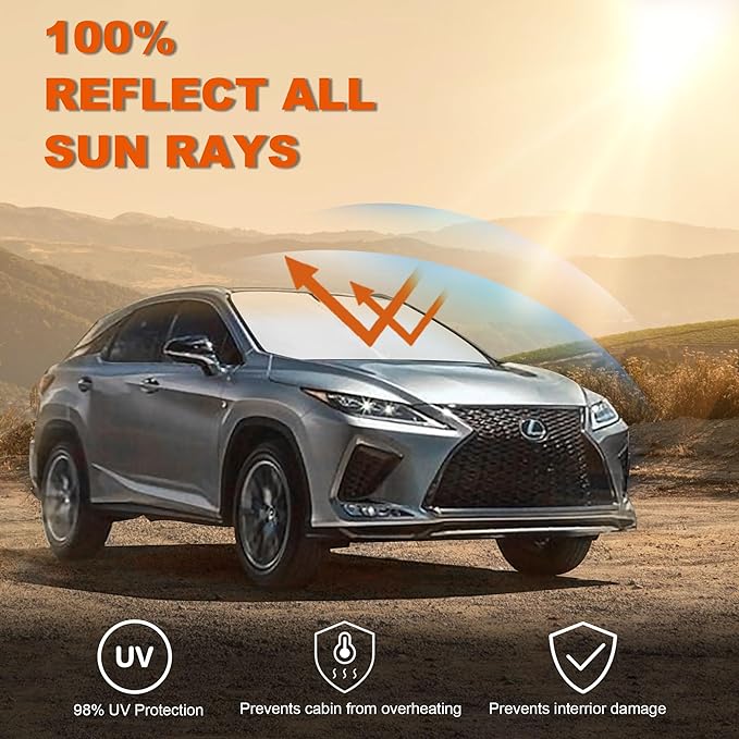 🔥Slnečná clona na čelné sklo auta