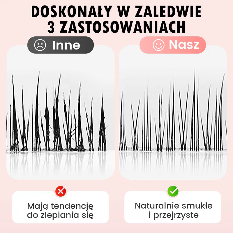 Predlžujúca a natočujúca maskara