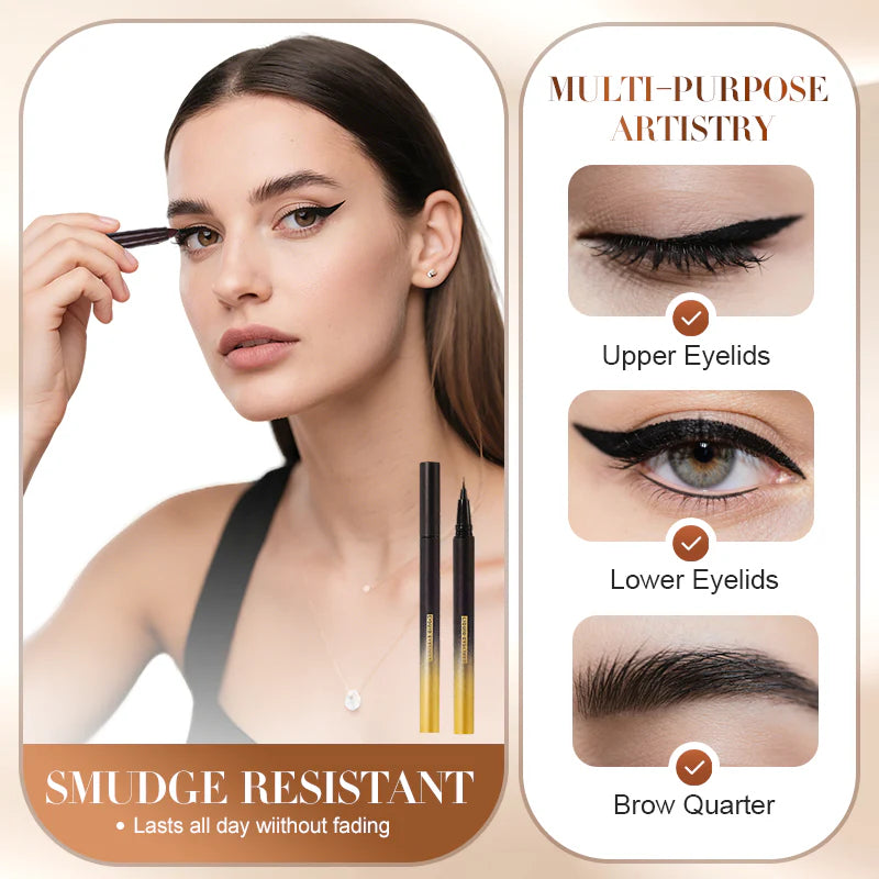 Vodotesné tekuté očné linky