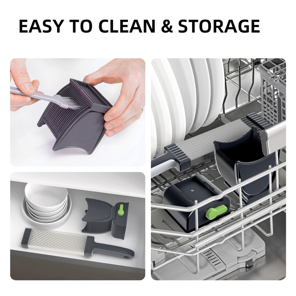 Krájač mäsa na čerstvé surové mäso, nastaviteľná hrúbka 2 alebo 4 mm, 17-v-1 kuchynský nôž na mäso z nehrdzavejúcej ocele