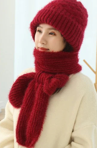 ❄️Integrovaná ochrana sluchu Vetruodolná čiapka Šatka