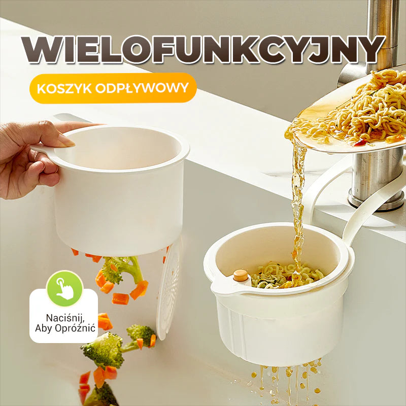 Multifunkčný odtokový kôš do kuchynského drezu