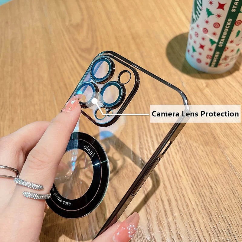 📲Transparentné magnetické púzdro pre iPhone