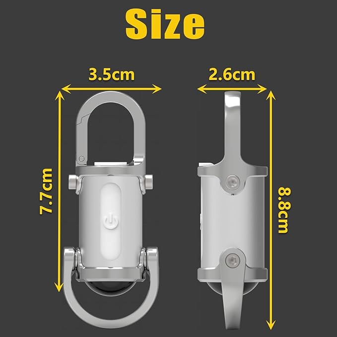 💡 Malá nabíjateľná kľúčenka s USB-C konektorom✨