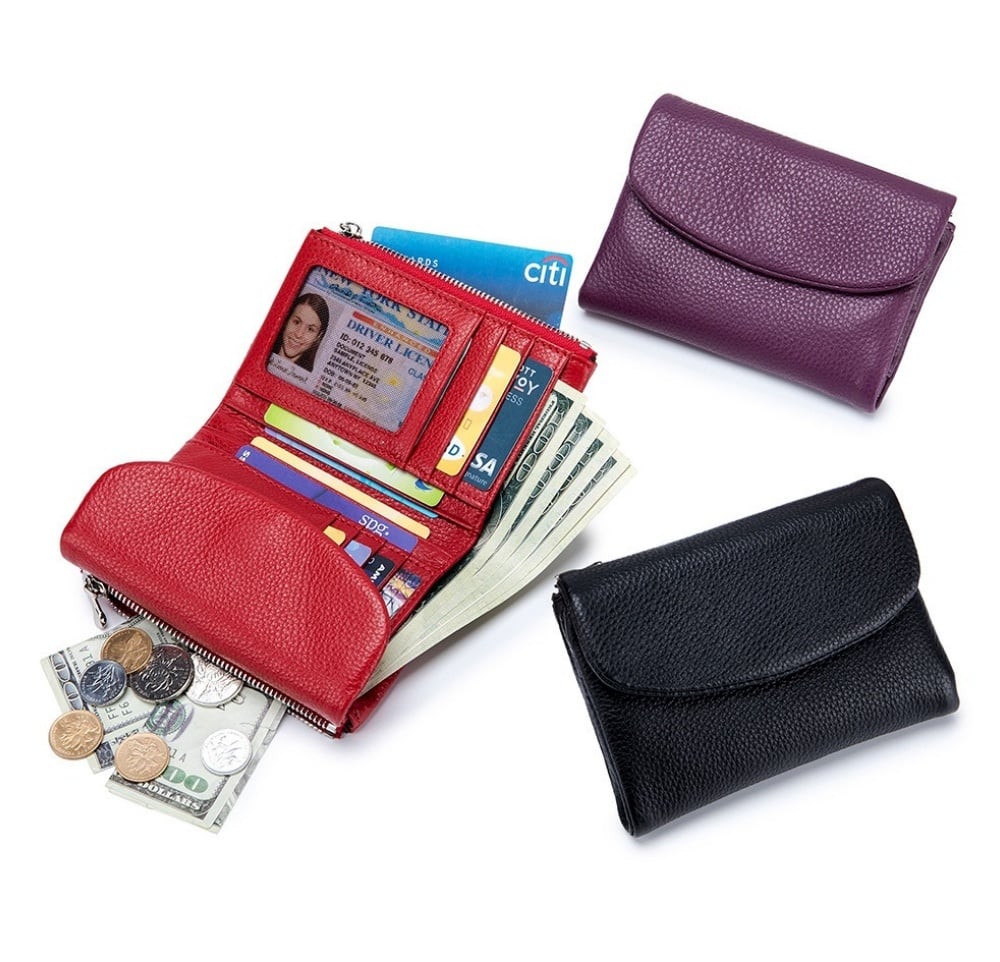 ⏰Unisex Pebble Leather Wallet🔥