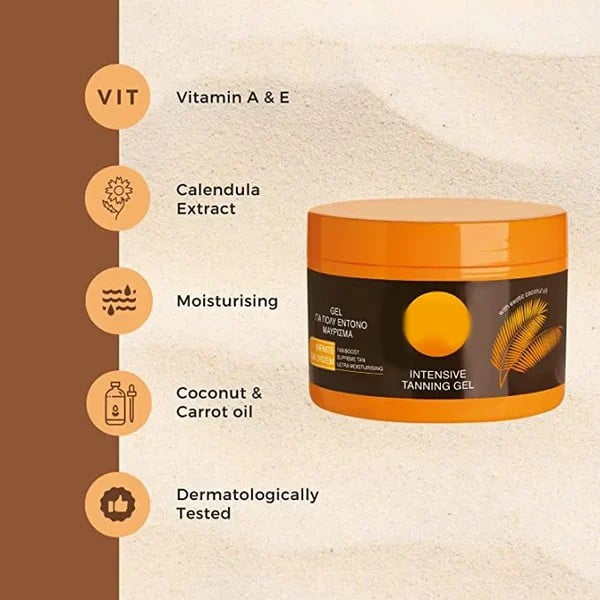 Luxusný intenzívny opaľovací gél