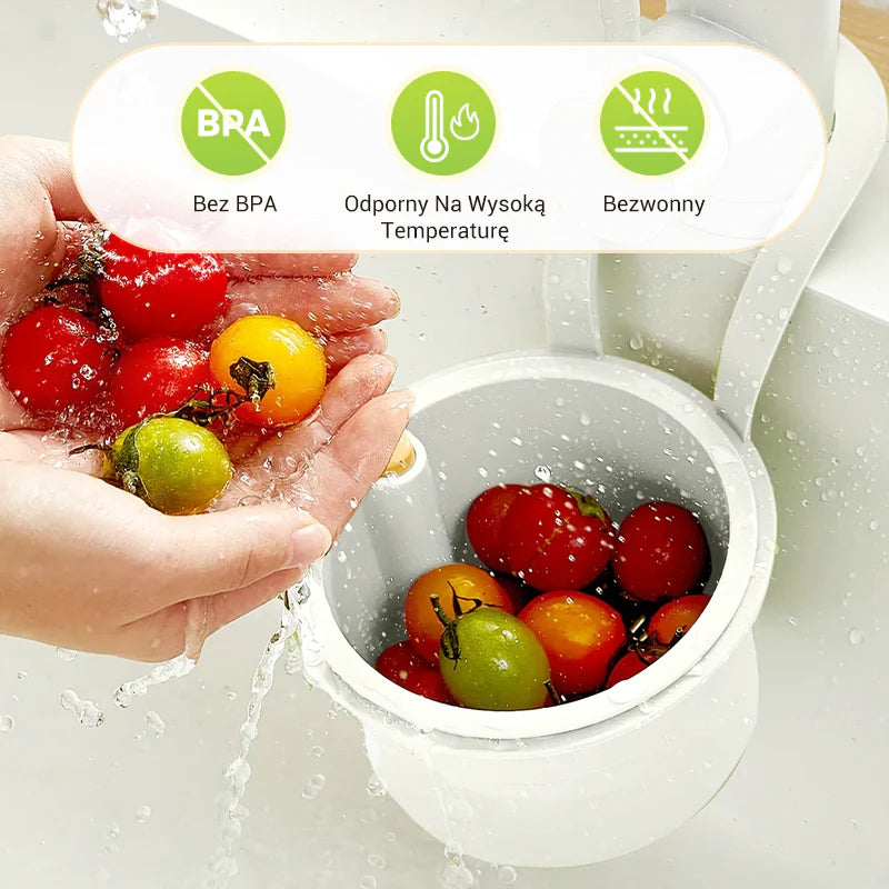 Multifunkčný odtokový kôš do kuchynského drezu