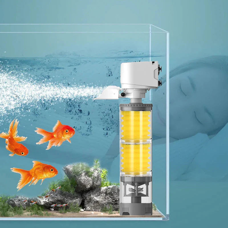 🐟Tiché elektrické akváriové filtre💦