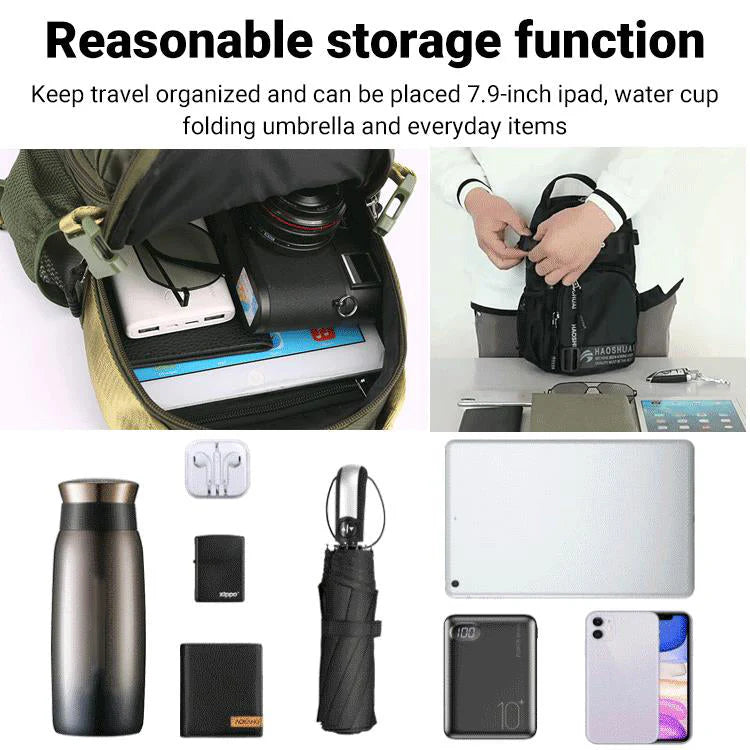 👜Nastaviteľná oxfordská látková ležérna taška na hrudník