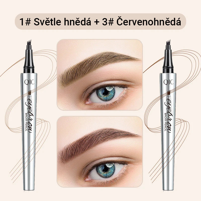 🔥🔥Viacúčelová ceruzka na obočie so 4 hrotmi (2 ks)