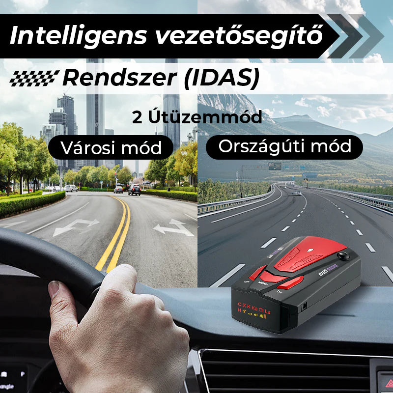 Inteligentný radarový detektor rýchlosti auta