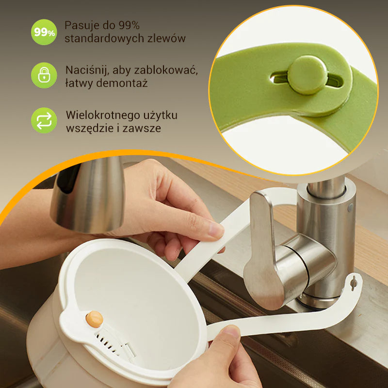 Multifunkčný odtokový kôš do kuchynského drezu