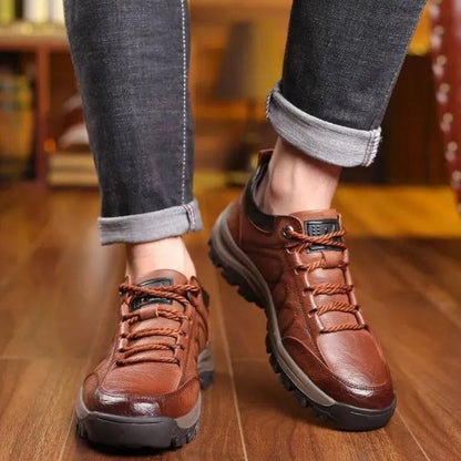 【🎁50% kedvezmény ma - ne hagyd ki】 Ergonomikus kialakítású ortopéd cipő - kiváló minőségű bőr + kézzel varrott 👞