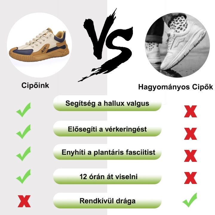 【🎁 Ma 50% kedvezmény - ne hagyd ki】 Ergonomikus kialakítású ortopéd cipő - minőségi bőr + kézi varrás 👞