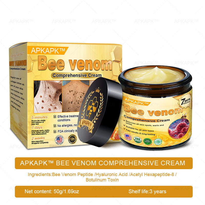Vyrobené a dodané z USA ✨ APKAPK® Komplexný krém s včelím jedom💫 POSLEDNÝ DEŇ ZĽAVA 80%