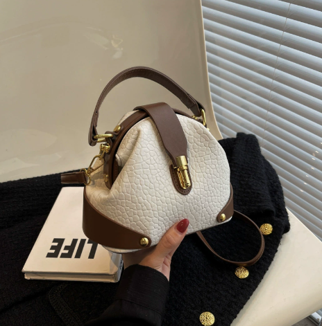 👜Štýlová taška vo farebných blokoch