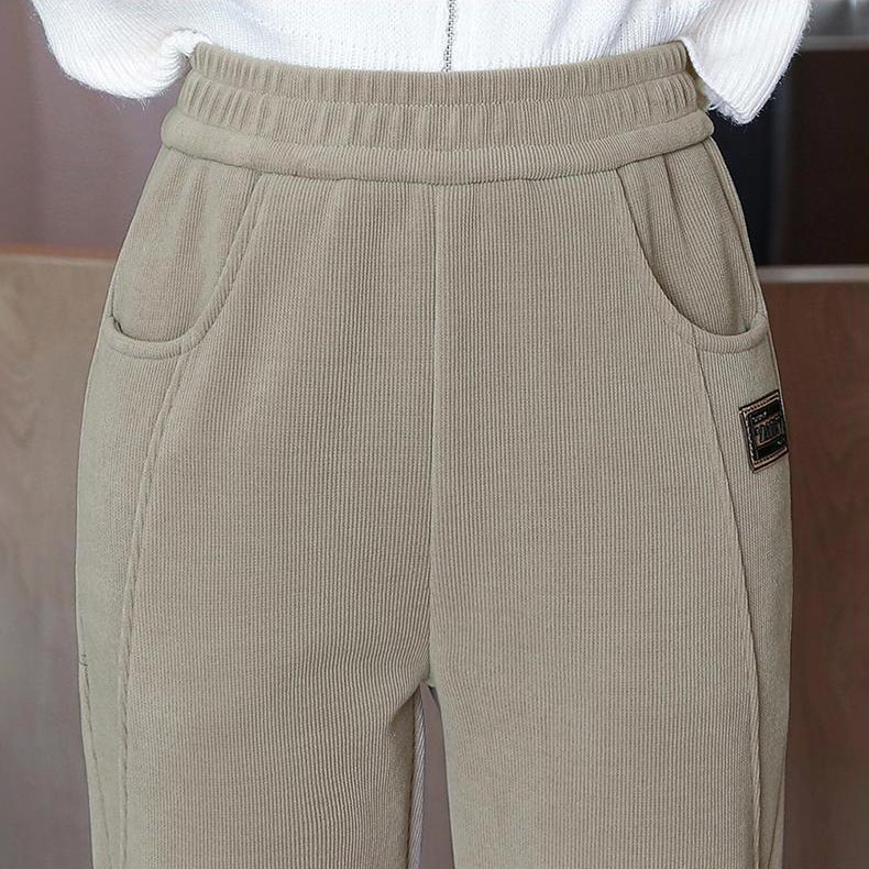 👖Teplé nohavice s vysokým pásom a vlnenou podšívkou