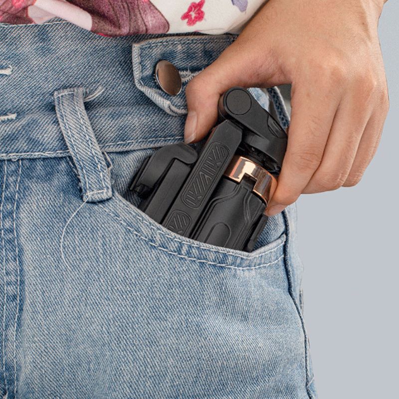 📲⏳Skladacia Bluetooth selfie tyč do vrecka so vstavaným statívom