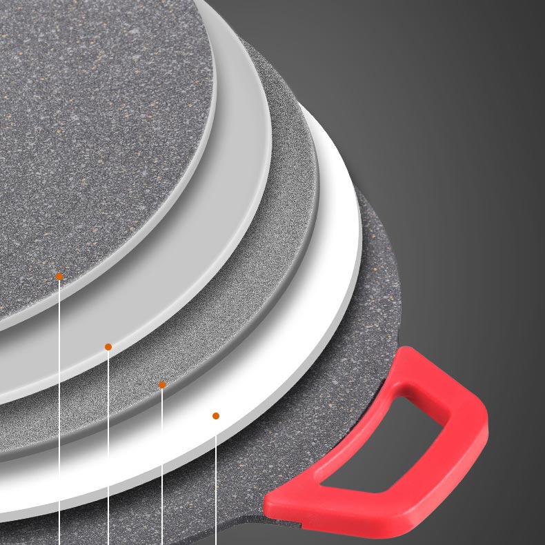 🥘Електрическа котлона от чугун в корейски стил с незалепващо покритие🥙