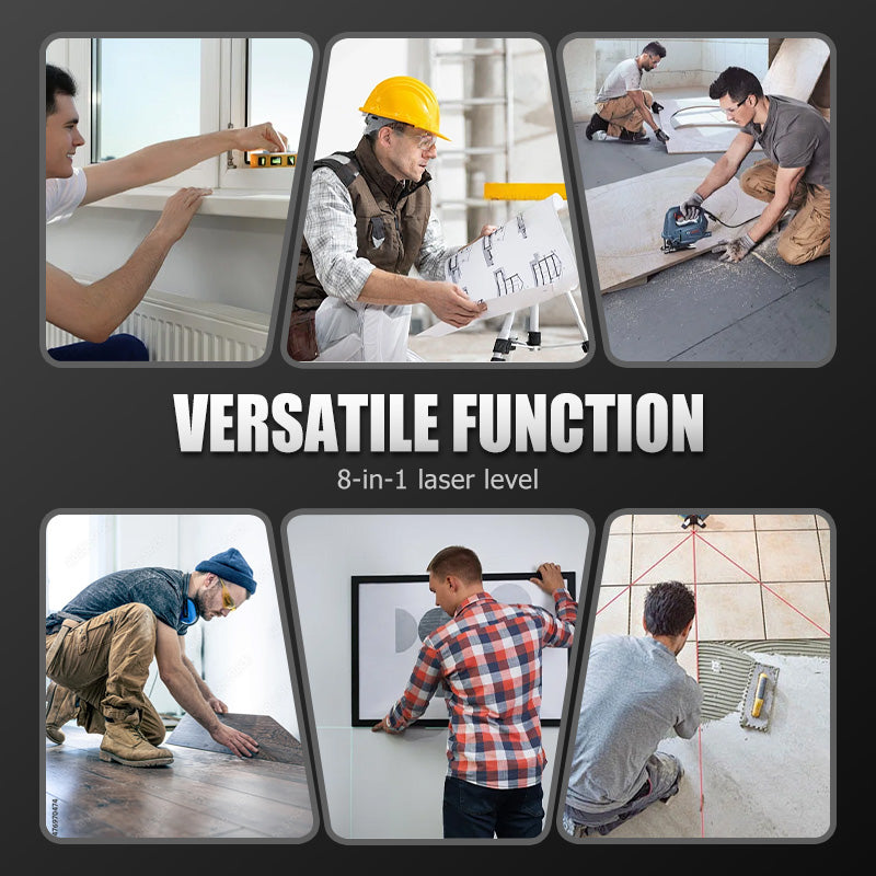 🚀 4-в-1 лазерен скенер | Измерва ъгли, наклони, отклонения и нивелации 📐