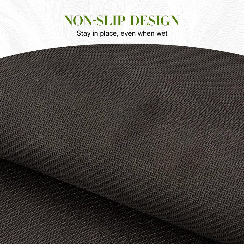 Rýchloschnúca protišmyková podložka so vzorom páva