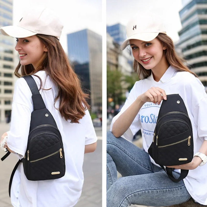 🔥Výpredaj✨Veľkokapacitná Vodeodolná Hrudná Taška