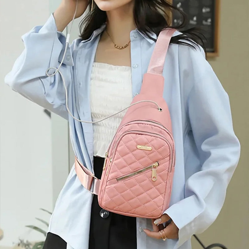 🔥Výpredaj✨Veľkokapacitná Vodeodolná Hrudná Taška