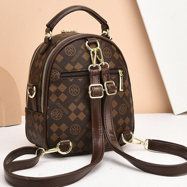 Módny batoh s diamantovou potlačou