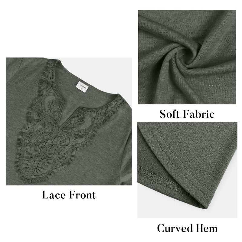 Dámsky elegantný top s dlhým rukávom a výstrihom do V