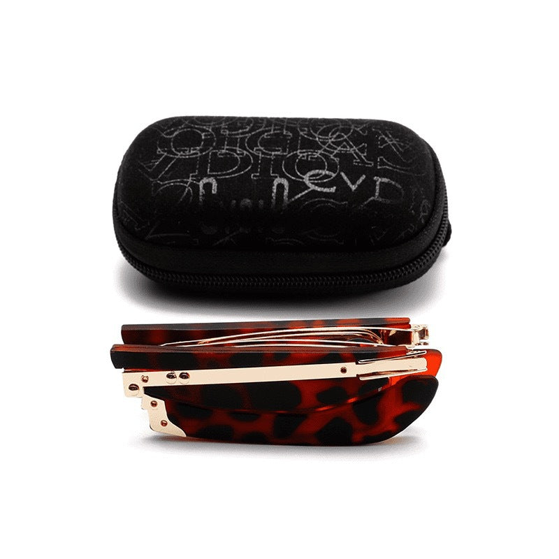 👓Сгъваеми очила за четене с филтър за синя светлина в калъф