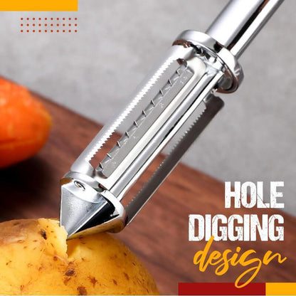 🥒 Многофункционален нож за обелване от неръждаема стомана